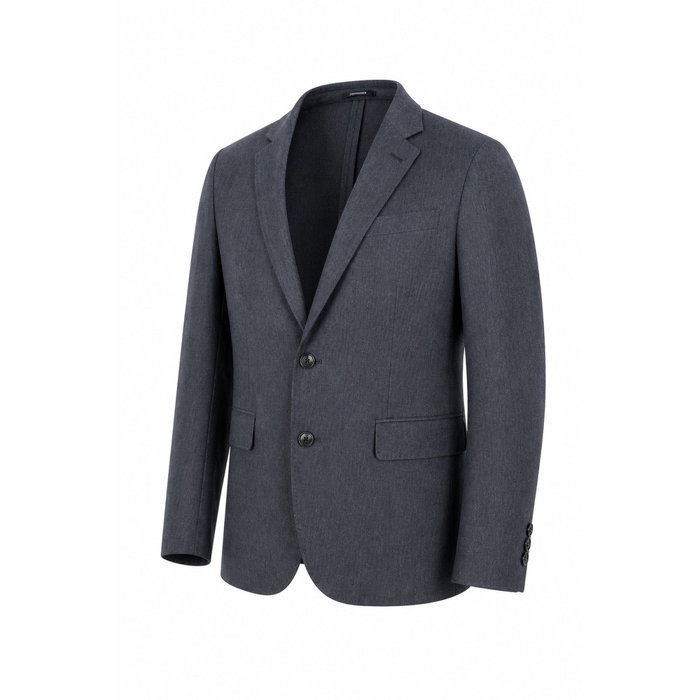 J Crew Ludlow Unstructured Blazer 40S Gray Abraham Moon British Cloth Jacket
